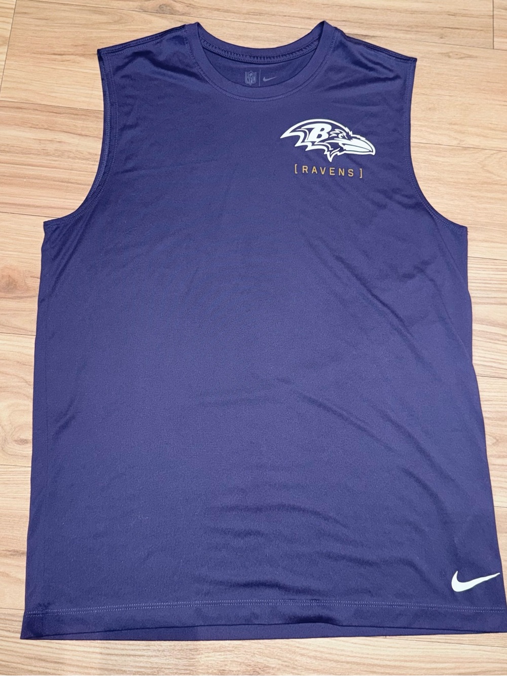 Nike Baltimore Ravens Men's Sleeveless Performance Shirt - Purple tank Men LARGE